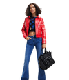 Chaqueta Dallas Estiló Retro Desigual Dama Rojo 23SWEW03