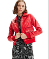 Chaqueta Dallas Estiló Retro Desigual Dama Rojo 23SWEW03