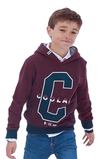 Sudadera Cerrada Con Gorro Color Tinto Junior Niño Mayoral M7406