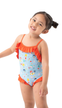 Traje De Baño Completo Estampado De Bebé Niña Boboli M808017