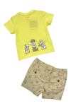 Conjunto Short Con Playera M/C Music Amarilla Bebe Niño Mayoral M1017