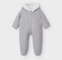Mameluco Tejido Forrado Gris Bebe Mayoral M2631