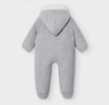 Mameluco Tejido Forrado Gris Bebe Mayoral M2631