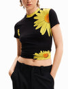 Blusa Desigual Margaritas Dama M24SWTKAV