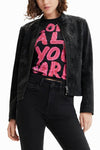 Chaqueta Detroit Efecto Ante Dama Desigual M23SWEW02
