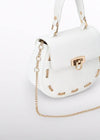 Bolso Detalle Cadenas Blanco Abelylula M5455 ABEL Y LULA