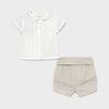 Conjunto Short de Vestir Lino bebe Niño Mayoral M1221 Talla 2-4 meses