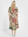 Vestido Desigual Kate Manga Corta Estampado Flores M20SWVN01