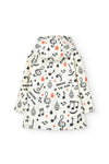 Impermeable Con Capucha Notas Musicales Boboli M390068