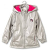 Impermeable Gabardina De Cierre Con Capucha Plata Tuctuc M38716