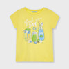 Blusa Manga Corta Amarilla Refresh Niña Mayoral M3015