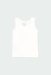 Blusa Tirante Algodón Blanca Niña Boboli M494029