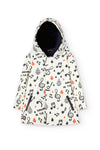 Impermeable Con Capucha Notas Musicales Boboli M390068