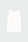 Blusa Tirante Algodón Blanca Niña Boboli M494029