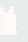 Blusa Tirante Algodón Blanca Niña Boboli M494029