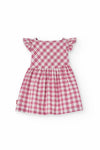 Vestido Cuadros Rosa Boboli Niña M226088
