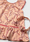 Vestido Estampado Con Diadema Mandarina Bebe Niña Mayoral M1923
