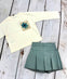 Conjunto Blusa M/L Bolsillo Crochet Con Short Polipiel Jade Niña Mayoral M4004