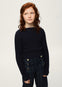 Blusa M/L Tejido Rayas Negro Junior Niña Mayoral M7066