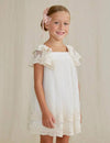 Vestido Crema Para Niña Abel y Lula M5023