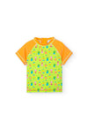 Playera M/C De Agua Poliamida Unisex Naranja Boboli M818074