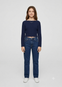 Blusa M/L Tejido Rayas Marino Junior Niña Mayoral M7066