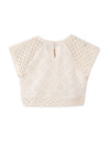 Conjunto de pantalon Con Blusa M/C Tejido Hueso Niña Junior Mayoral M6042