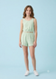 Conjunto Short Punto Toalla Wasabi Junior Niña Mayoral M6278