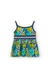 Conjunto Top Bambula Estampada Con Short De Niña Boboli M458041