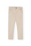 Pantalón Vestir Satén Elástico Camel De Niño -Bci Boboli M738367