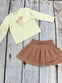 Conjunto Falda Con Blusa M/L Hueso Niña Mayoral M178 M4904