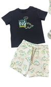 Conjunto Playera M/C Mix Gris Con Bermuda Estampado Bebe Niño Mayoral M1062