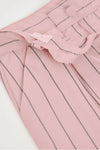 Conjunto Chaleco Con Short Listado Rosa De Niña Boboli T6 M783031 BOBOLI