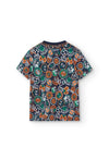 Playera M/C Better Cotton Estampada Naranja De Niño -Bci Boboli M508104