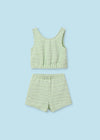 Conjunto Short Punto Toalla Wasabi Junior Niña Mayoral M6278