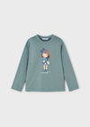 Conjunto Blusa M/L Salvia Con Legins Niña Mayoral M4005