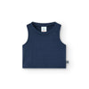 Blusa Top Better Cotton Canalé Marino De Niña -Bci Boboli M498045