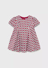 Vestido Flores Rojo Bebe Niña Mayoral M2910