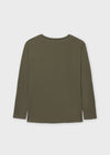Blusa M/L Niña Color Verde Militar Mayoral M7090