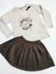 Conjunto Sudadera y Falda Terciopelo Niña Mayoral M4048