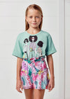 Blusa M/C Niñas Aguamarina Junior Niña Mayoral M6022 MAYORAL