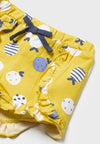 Set 2 Conjuntos Blusas M/C Shorts De Algodón Amarillo Azul Bebe Niña Mayoral M1097