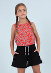 Blusa Tirantes Rojo Niña Junior Mayoral M6061 MAYORAL