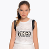 Blusa moda sin mangas para niña Mayoral