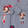 Vestido rayas lazo estampado bebé niña Mayoral