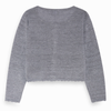 CHAQUETA TRICOT BRILLANTE NIÑA GRIS FIESTA Tuctuc
