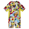 TRAJE DE BAÑO ESTAMPADO NIÑO ROJO TROPICAL JUNGLE Tuctuc