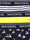 Set 3 boxers estampado/rayas banana mayoral para niño Mayoral