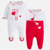 Set 2 pijamas largos estampados para bebé Mayoral
