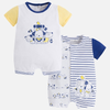 Set 2 pañaleros cortos estampados para bebé Mayoral